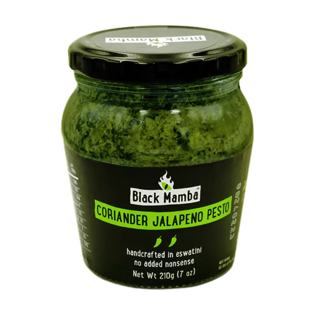 Black Mamba Coriander & Jalapeno Pesto 210g 3 Black Mamba Coriander & Jalapeno Pesto 210g