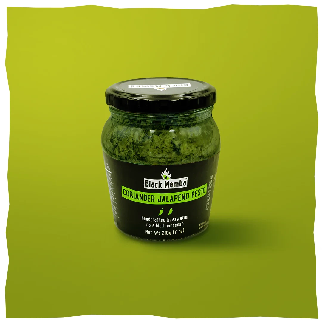 Black Mamba Coriander & Jalapeno Pesto 210g 4 Black Mamba Coriander & Jalapeno Pesto 210g - Image 2