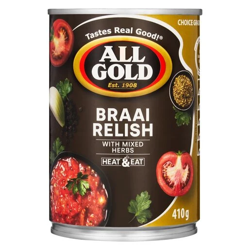 All Gold Braai Relish 410g 3 All Gold Braai Relish 410g