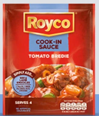 Royco Cook In Sauce Tomato Bredie 55g 3 Royco Cook In Sauce Tomato Bredie 55g